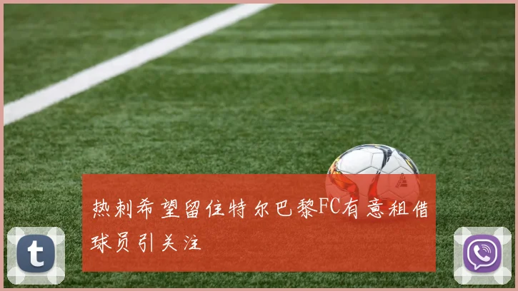 热刺希望留住特尔巴黎FC有意租借球员引关注
