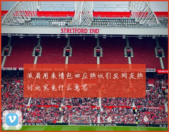 浓眉用表情包回应热议引发网友热讨论究竟什么意思